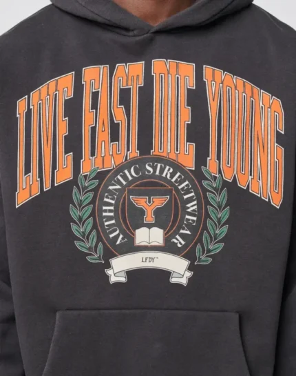 LFDY LIVE FAST DIE YOUNG HOODED