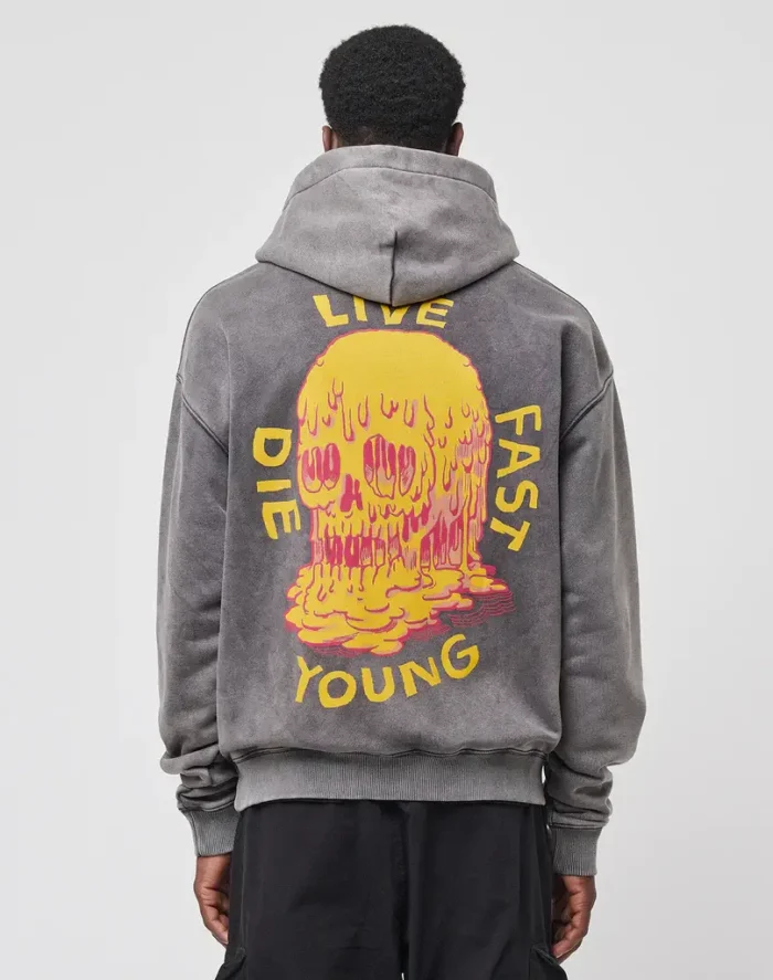 LFDY MELTING SKULL HOODED