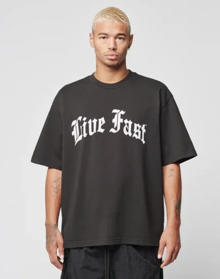LFDY LIVE FAST FRACTURED TEE